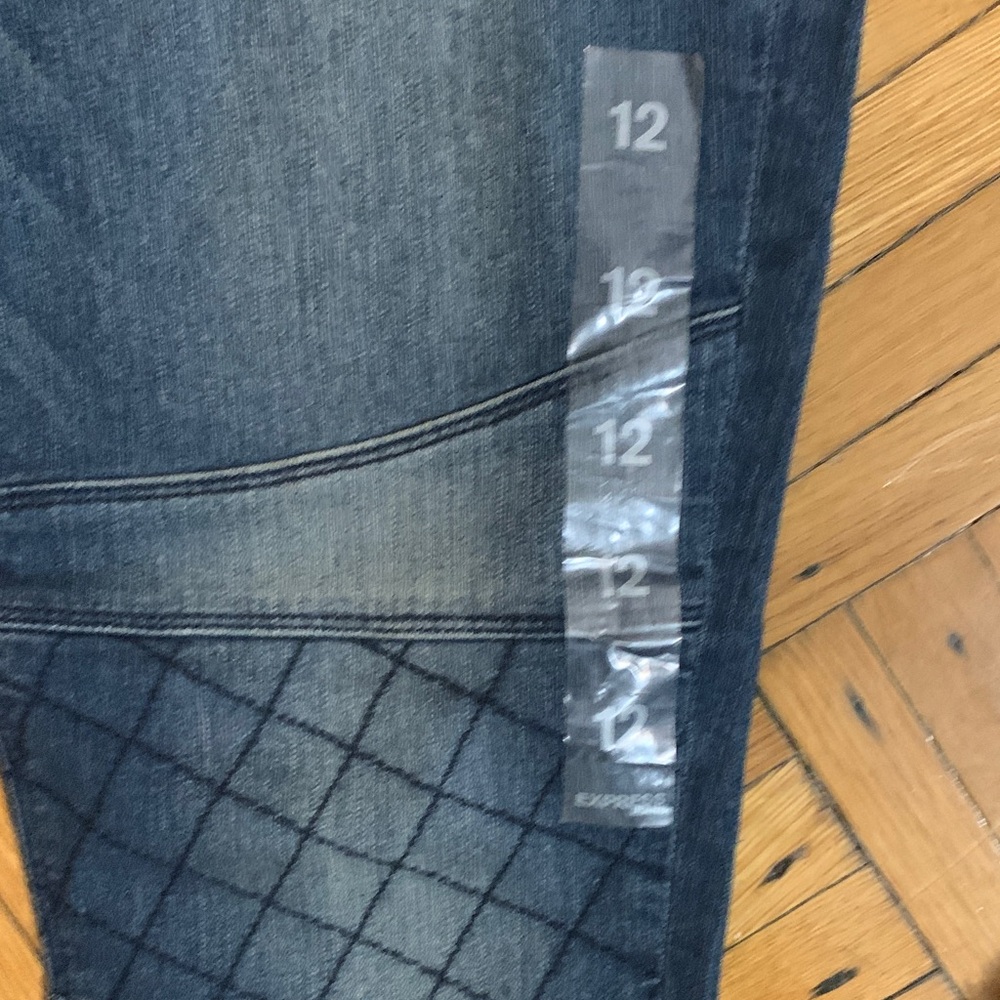 Express Women's Blue Leggings - Picture 6 of 8